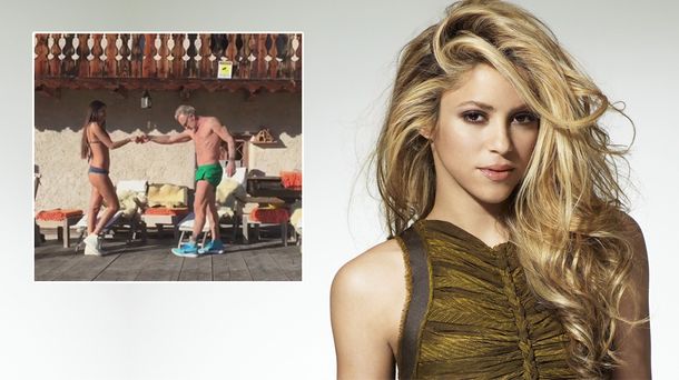 Gianluca Vacchi bailó al ritmo de Shakira