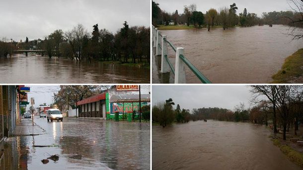 El panorama es favorable porque bajó y sigue bajando el agua, dijo el director de Defensa Civil