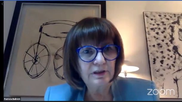 Patricia Bullrich hizo un Zoom con Ernesto Sanz, cargó contra la mesa chica de Mauricio Macri y liquidó a Prat Gay