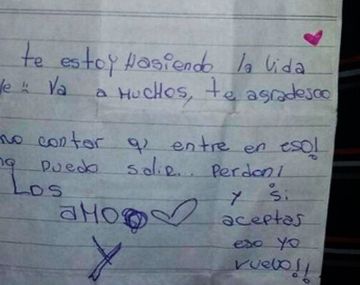 La carta que le dejó una chica a su familia antes de desaparecer en Rosario.