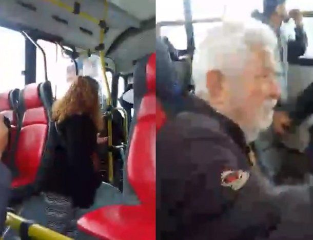 Colectivero intentó bajar a un abuelo de 90 años y se enfrentó a todos los pasajeros