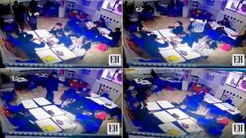 El momento del ataque del alumno de Monterrey El momento del ataque del alumno de Monterrey