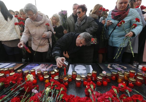 Homenajes a los muertos por el atentado en San Petersburgo