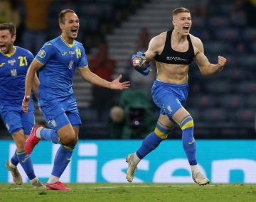 Euro 2020: agónico gol de Ucrania para avanzar a los cuartos de final