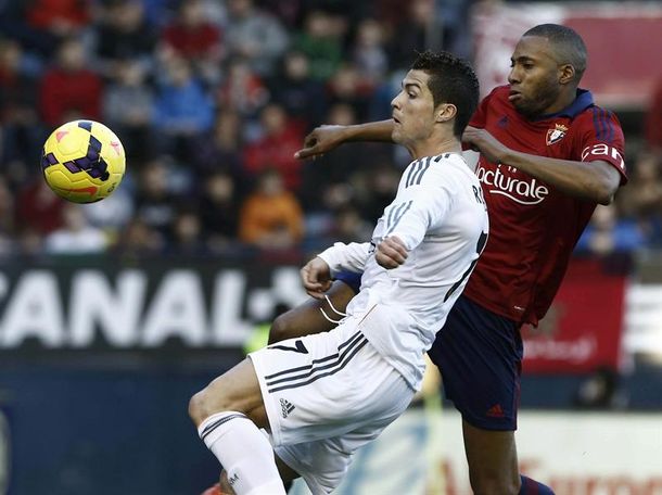 Real Madrid empató con el Osasuna y no pudo llegar arriba