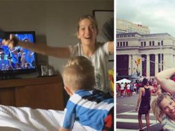Así vivió Luisana Lopilato el triunfo de la Selección ante Suiza en el Mundial