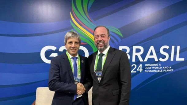 Luis Caputo en el G20 en Brasil.