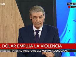 El dólar empuja la violencia, expuso Víctor Hugo en su editorial de este jueves en El diario