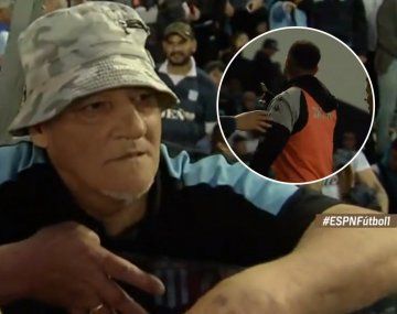 El cruce de Edwin Cardona con un hincha de Racing: qué le reclamó