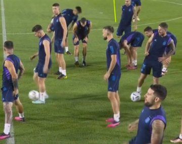 Con De Paul y Di María a la par