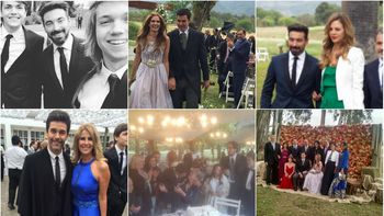 fotos: mariano martinez y el pocho lavezzi, muy divertidos en la boda de macedo y urtubey fotos: mariano martinez y el pocho lavezzi, muy divertidos en la boda de macedo y urtubey