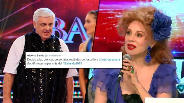 Alberto Samid: Debido a las ofensas de Nacha Guevara, decidí no participar más del Bailando