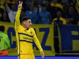 El gol de Miguel Merentiel para el 1-0 de Boca ante Estudiantes