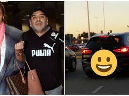 Diego Maradona llegó a Argentina Diego Maradona llegó a Argentina