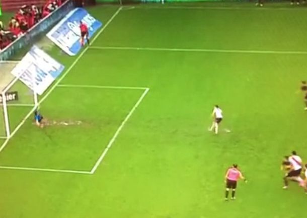 Mirá el penal que desperdició el uruguayo Rodrigo Mora para River