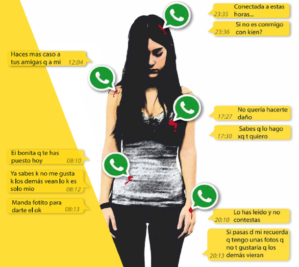 Unicef concientiza a las mujeres: 5 mensajes de WhatsApp que muestran que no te quiere