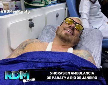 La insólita parada que hizo la ambulancia que trasladaba a Fede Bal