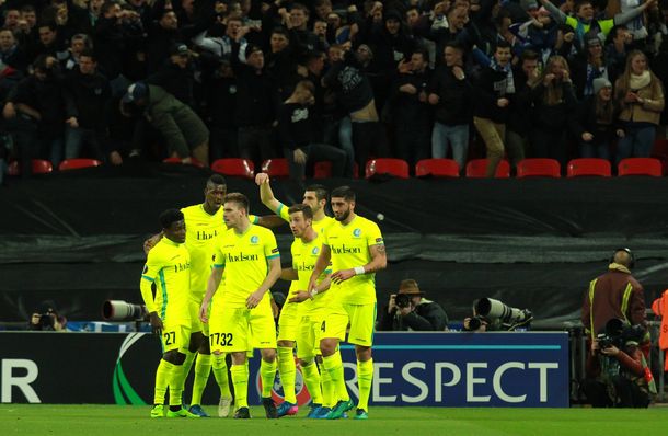 El festejo del humilde Gent de Bélgica