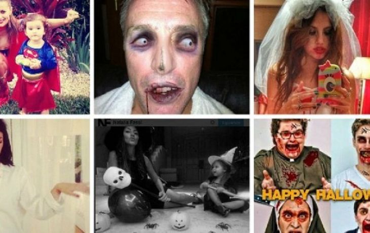 Los famosos festejaron Halloween