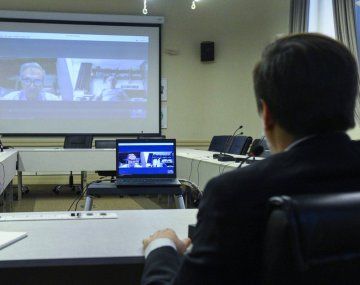 Videoconfernecia de Nicolás Trotta por el aislamiento contra el coronavirus Covid-19 - Crédito: @EducacionAR
