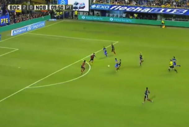 ¿Estaba adelantado? Mirá lo que hubiera sido el tercero de Boca en 10 minutos