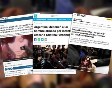 Así reflejan los diarios del mundo el intento de asesinato a Cristina Kirchner