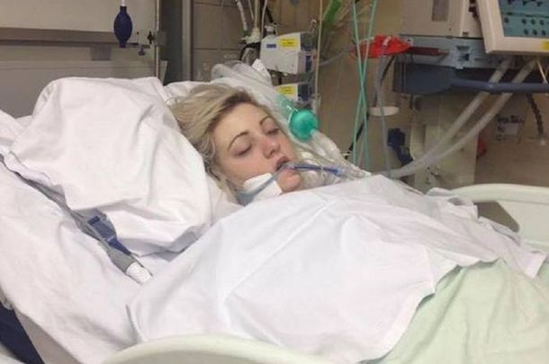 Sharon peleó por su vida después de haber fumado una marihuana sintética