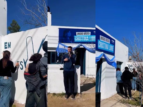 El mensaje de Cristina Kirchner a militantes que inauguraron una unidad básica en Bahía Blanca