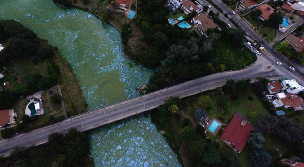 Un olor&nbsp;nauseabundo afecta a Villa Carlos Paz. Foto: diario La Voz.&nbsp;