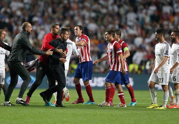 La furia de Diego Simeone al quedar a un paso de la gloria