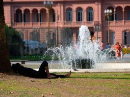 Calor en la Ciudad de Buenos Aires.