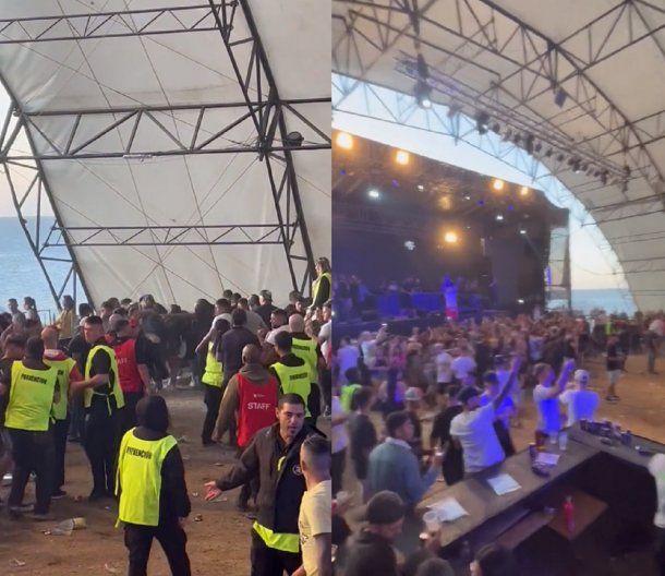 Batalla campal tras un show de L-Gante en una fiesta en Montevideo