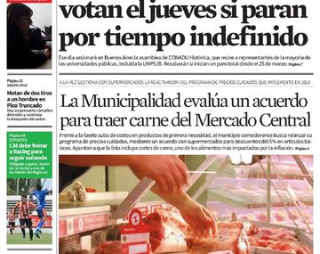 Tapas de diarios del sábado 16 de marzo de 2019