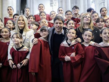 Axel Kicillof en el Tedeum de La Plata