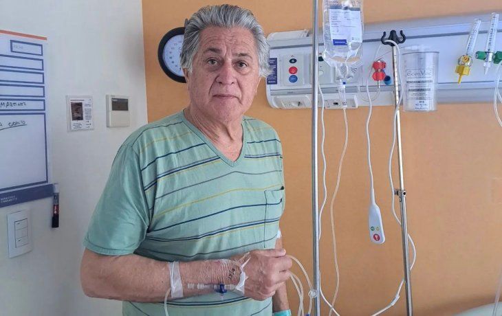 Pato Fillol fue internado por neumonía bilateral