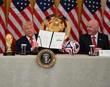 Gianni Infantino se reunió con Donald Trump en Washington