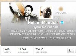 el tuit publicado en la cuenta de mandela tras su muerte el tuit publicado en la cuenta de mandela tras su muerte