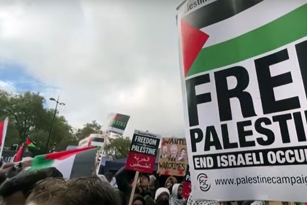 Masivas manifestaciones en Londres y otras ciudades europeas a favor de Palestina
