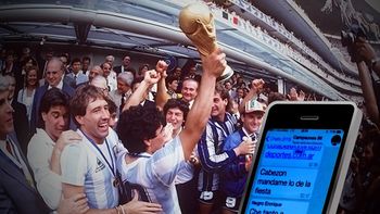 la tecnologia llega para todos: los campeones del 86 tienen grupo de whatsapp la tecnologia llega para todos: los campeones del 86 tienen grupo de whatsapp