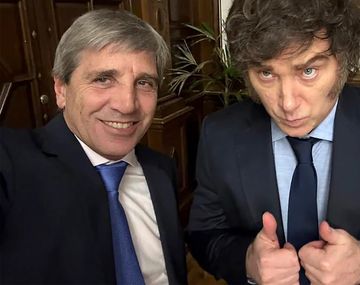 Luis Caputo y Javier Milei
