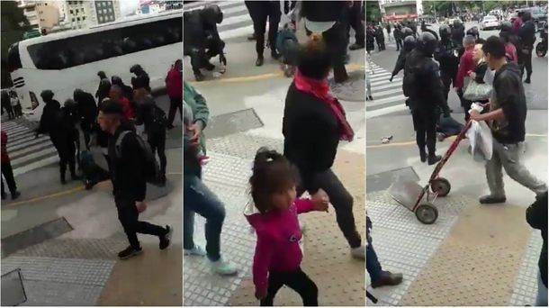 VIDEO: Un policía plantó piedras para justificar la detención de un cartonero