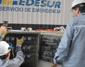 Edesur y Aysa proveerán agua a edificios sin energía