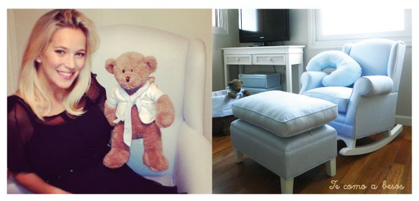 Luisana Lopilato ya tiene listo el cuarto para su bebé en Buenos Aires