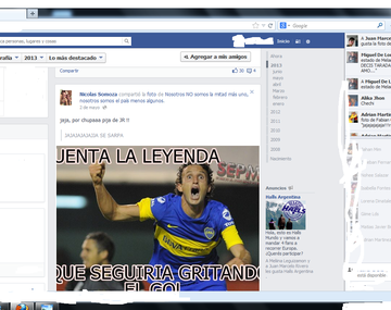 El mensaje en Facebook que hizo estallar la interna en Boca