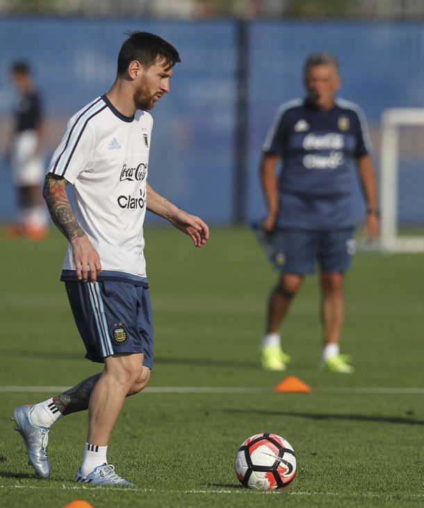 El entrenamiento de la Selección antes de la final
