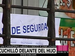 Una mujer de 26 años fue asesinada en una carnicería del barrio porteño de Flores. Una mujer de 26 años fue asesinada en una carnicería del barrio porteño de Flores.