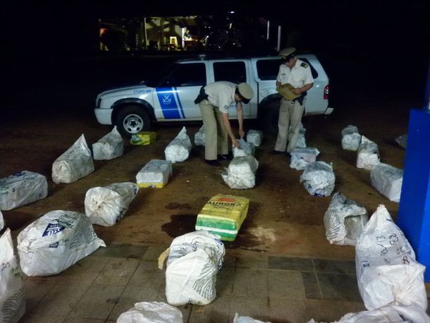 Secuestran más de 1.300 kilos de marihuana en Misiones