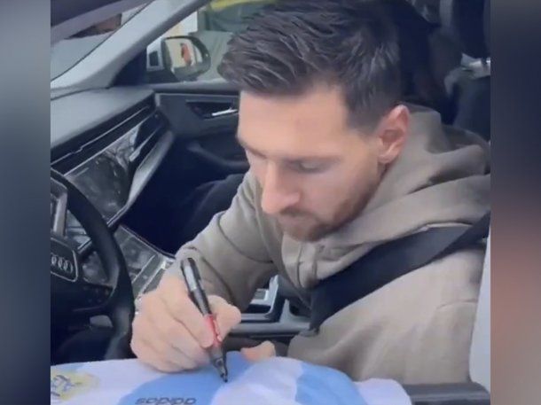 VIDEO: Un grupo de rosarinos cumplió el sueño de conocer a Lionel Messi
