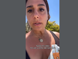 me van a echar del balneario, me voy a poner peluca: nuevo video de la turista de los 3 millones me van a echar del balneario, me voy a poner peluca: nuevo video de la turista de los 3 millones