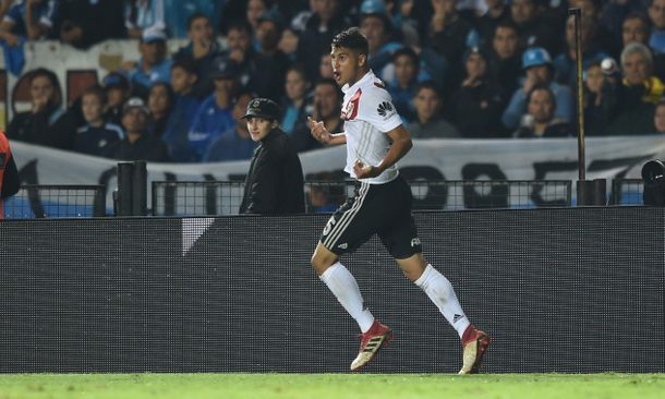 Exequiel Palacios en River - Crédito:&nbsp;@CARPoficial